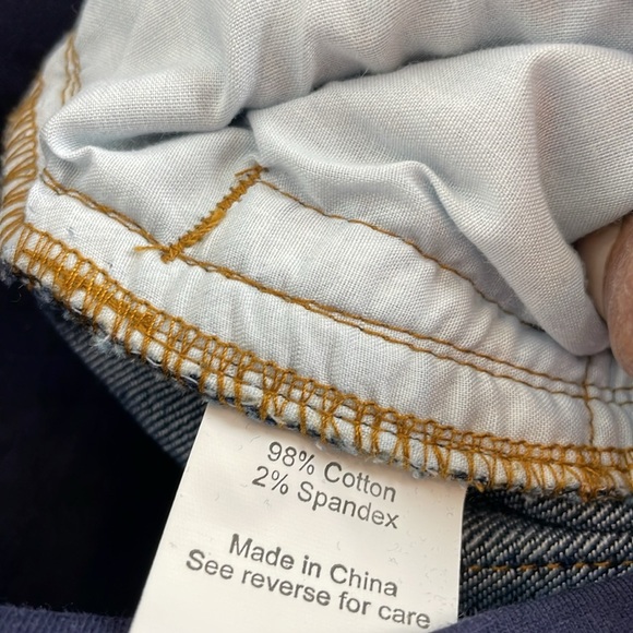 Mummy Long Legs Matenity Jeans womens 14/16 Wide Leg 7 Pockets Blue Pants - Picture 9 of 10